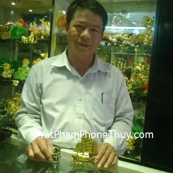 Anh Đức - Khách hàng mua Thuyền buồm đồng nhỏ D134, Mã thượng phong hầu đồng G219