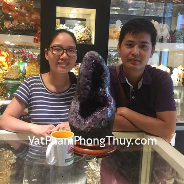 Anh Dũng - khách hàng mua bông thạch anh tím H097