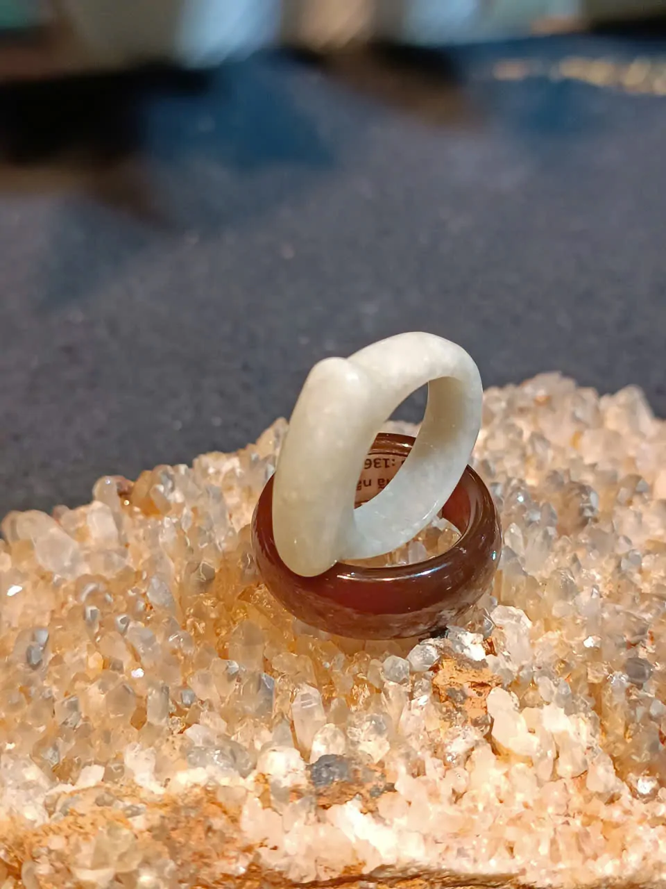 Nhẫn trơn ngọc Phỉ Thúy bản nhỏ S962
