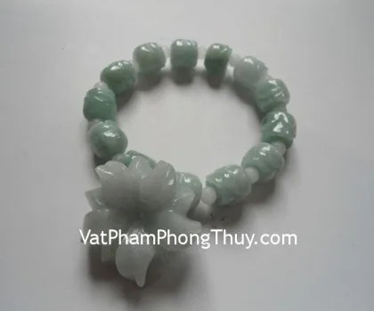 Chuỗi hổ phách hạt đĩa nâu vàng A(GCN 8080) S6357-S6-3150