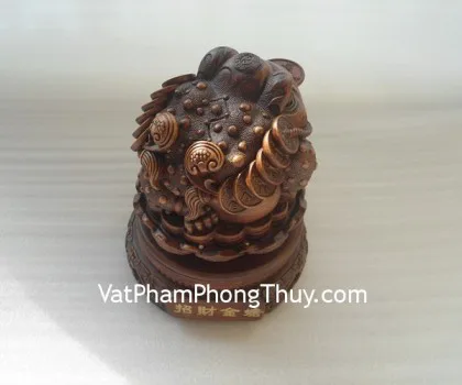 Thiềm thừ gỗ xoay- Chiêu tài E075