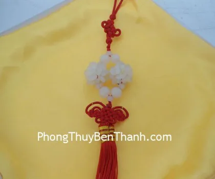 Ngọc bội 1 cặp đèn lồng Miến Điện S547