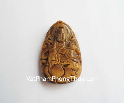 Phật bản mệnh đá hắc ngà - Tuổi Tý (Thiên Thủ Thiên Nhãn) FS5069-1