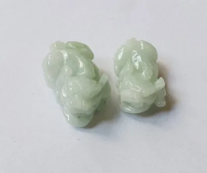 Mặt Tỳ Hưu phỉ thúy A+ nhỏ FS6283