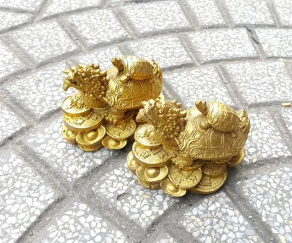 Rùa đầu rồng cõng con nhỏ D230