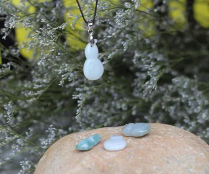 Hồ lô ngọc phỉ thúy dẹp nhỏ FS6500
