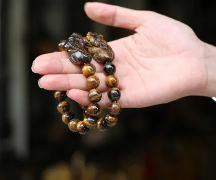 Chuỗi tỳ hưu mắt mèo 12 li FS6815