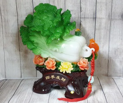 Bắp cải xanh khủng trên bụi mẫu đơn đế gỗ - Tứ Quý Phát Tài LN064