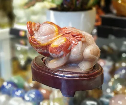 Thiềm thừ chiêu tài kim thiềm vàng FY049