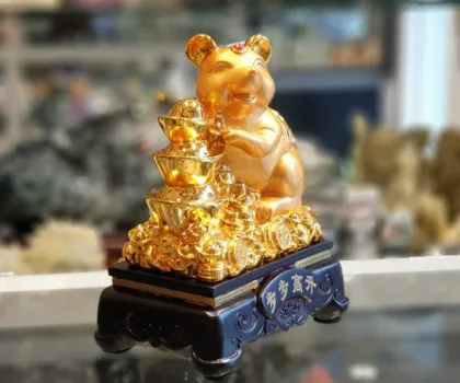 Chuột vàng ôm 3 núi vàng - Bộ bộ cao thăng TM013