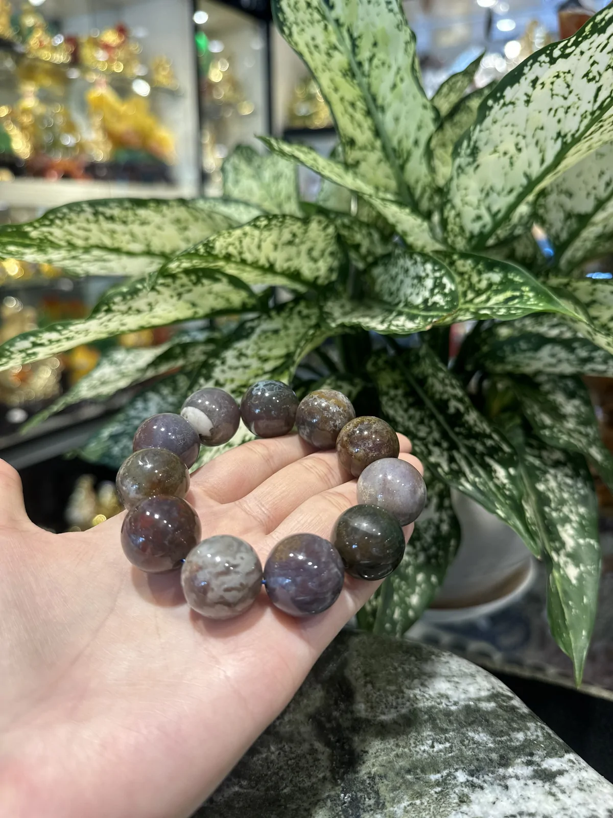 Chuỗi mã não Phước Lộc Thọ 20 li S6444