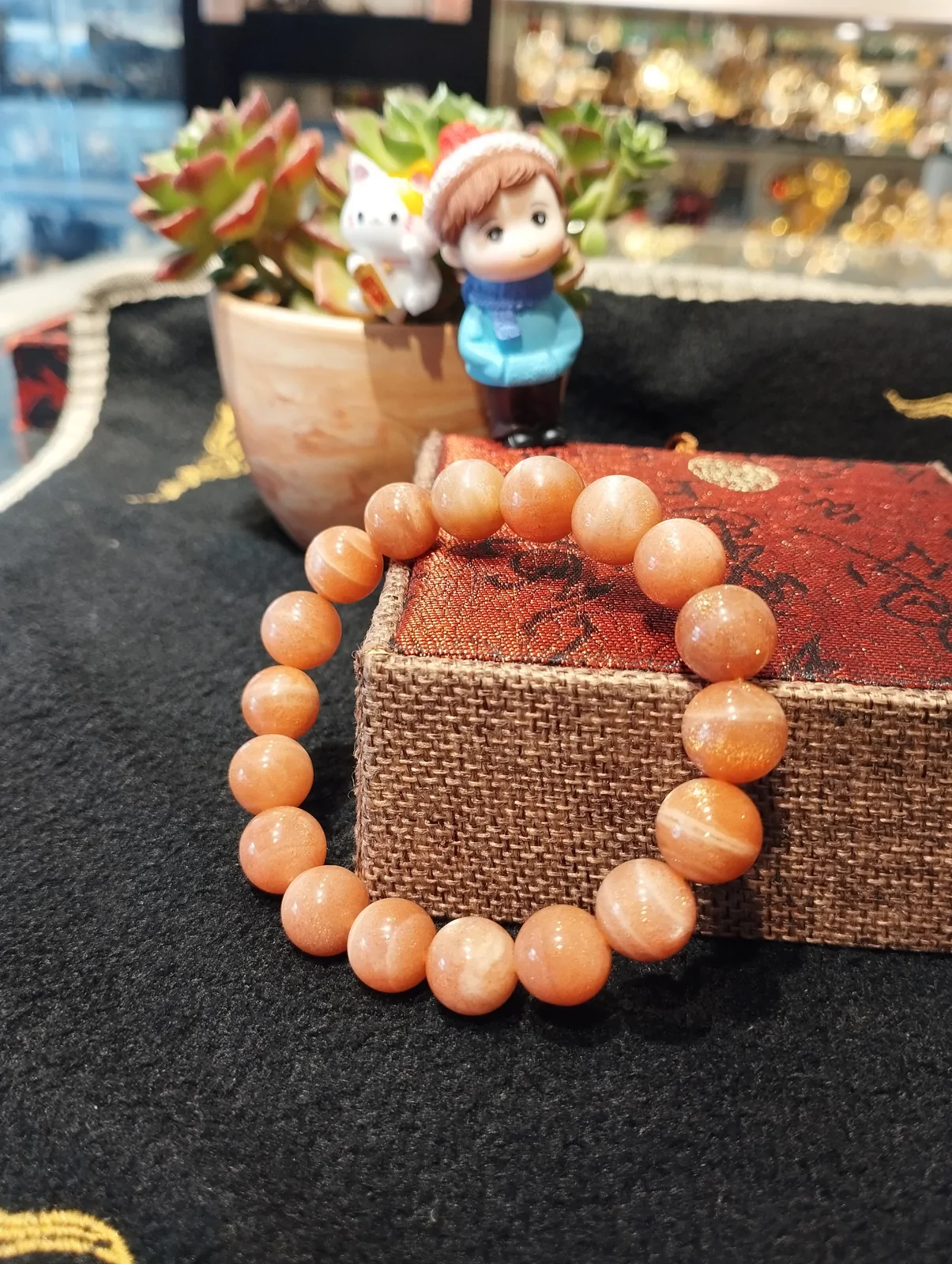 Chuỗi đá mặt trời đỏ( 32.6g) S6652-S5-3195