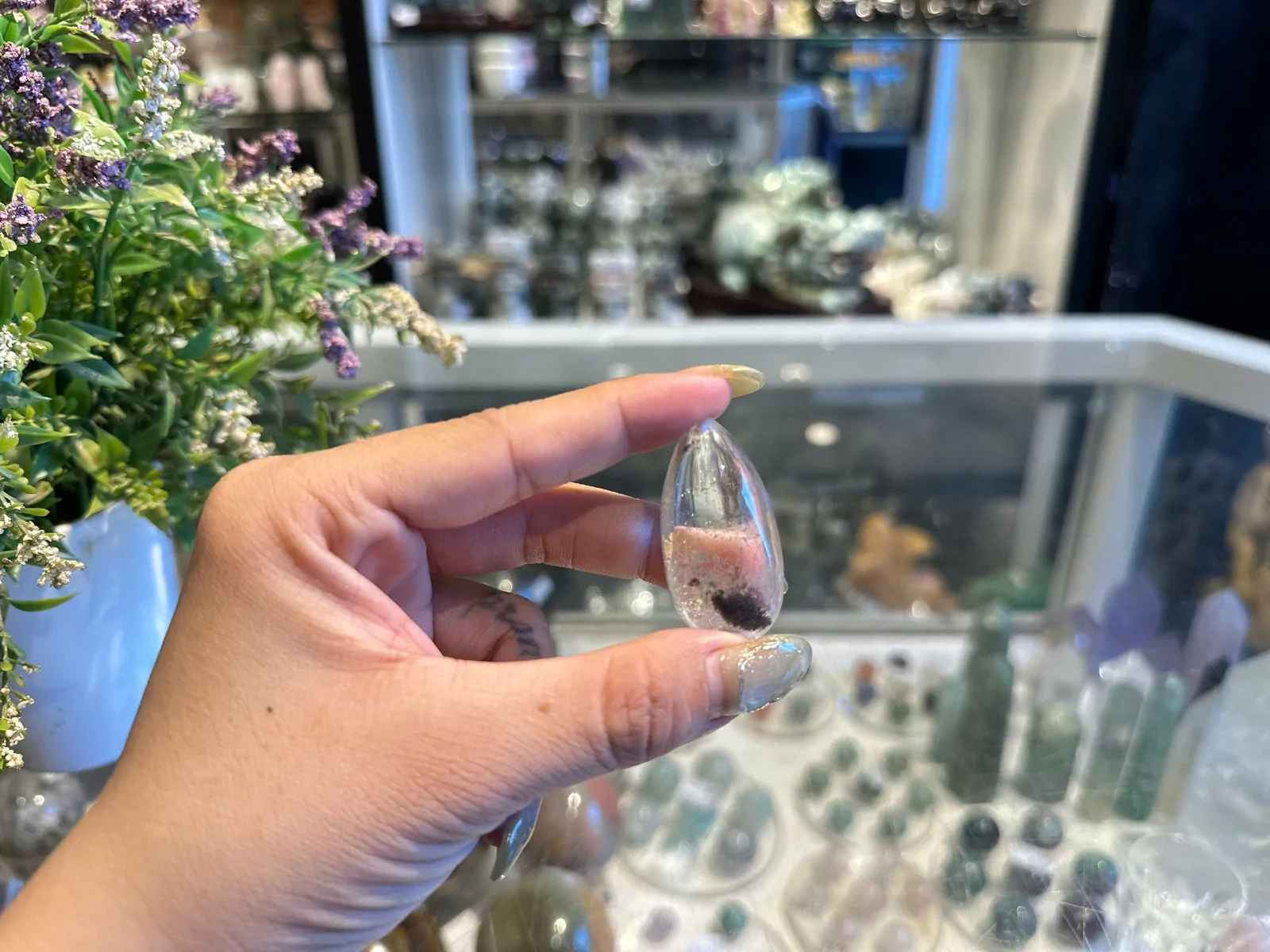 Mặt thạch anh ưu linh xanh (20.5gr) S867-S3-2563