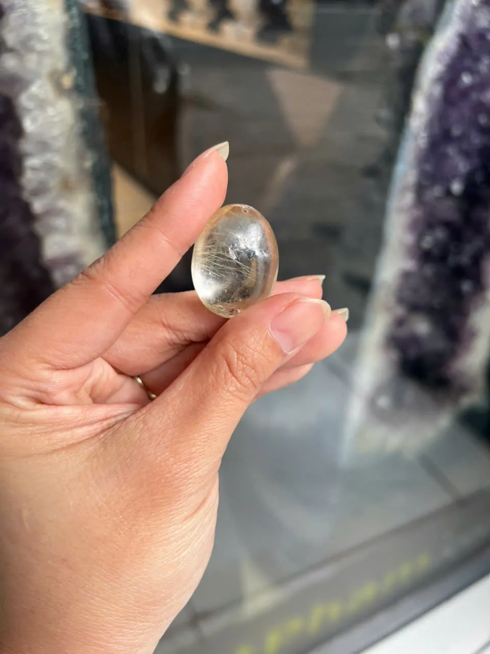 Mặt thạch anh tóc vàng S866-S1-1464