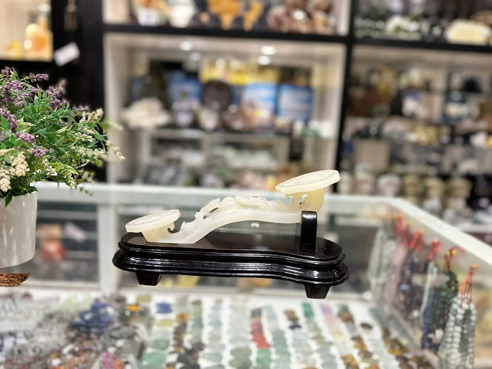 Gậy như ý thanh ngọc nhỏ HM084