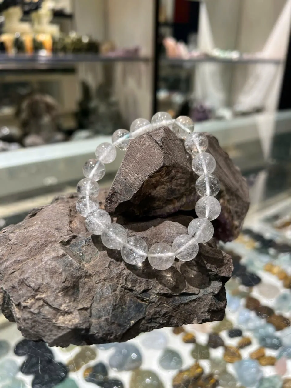 Chuỗi thạch anh ưu linh xanh nhạt S914-S4-3042