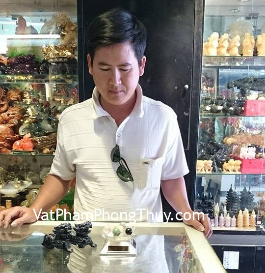 Anh Toàn - Khách mua Tỳ hưu thạch anh đen nhỏ H012 và Đĩa thất tinh 7 màu lớn M032