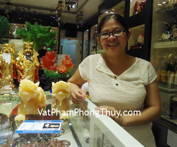 Chị Duy - khách hàng mua Tỳ Hưu Hoàng Long H013
