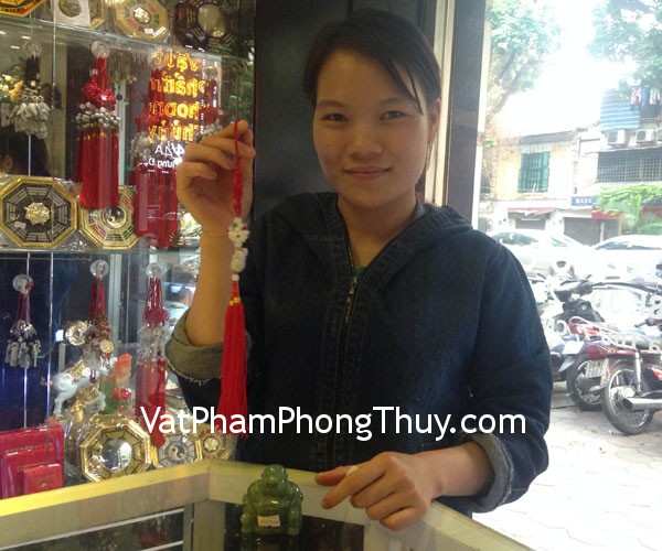 Chị Mai- khách hàng mua phật di lặc đông linh M121 và ngọc bội tỳ hưu túi tiền S253