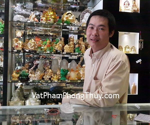 Anh Phúc - khách hàng mua chuỗi mắt mèo S6432, chuỗi thạch anh tóc đỏ S6228-908 và thiềm thừ thạch anh trắng HM167