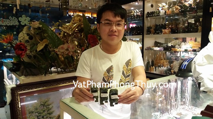 Anh Quảng - khách hàng mua Tỳ hưu lam ngọc GM017