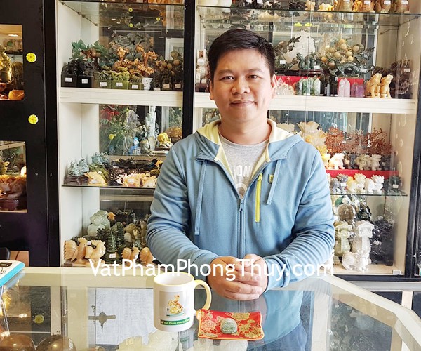 Anh Văn - khách hàng mua Phật bản mệnh Phật A Di Đà ngọc Phỉ Thúy S6864-8